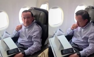 Mikel Arriola es encarado por un aficionado en un avión: "Queremos el ascenso y descenso"