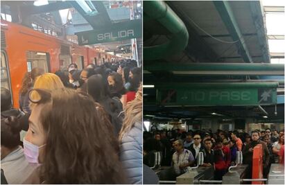 Desalojan tren de la Línea 8 del Metro; usuarios reportan lentitud en el servicio