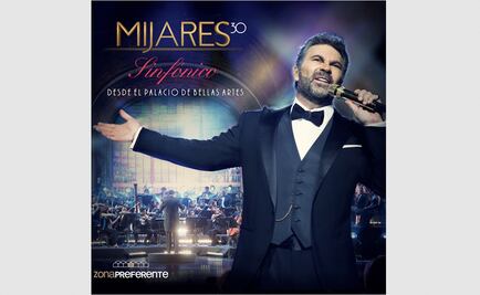 Mijares lanza disco sinfónico desde Bellas Artes