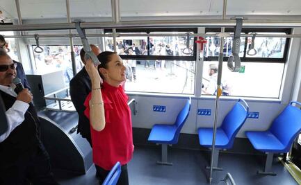 Sheinbaum descarta adquirir nuevos trenes para Línea A del Metro