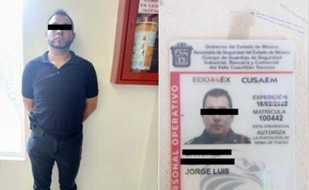 Al detenido le hallaron un arma de fuego. Foto: Especial