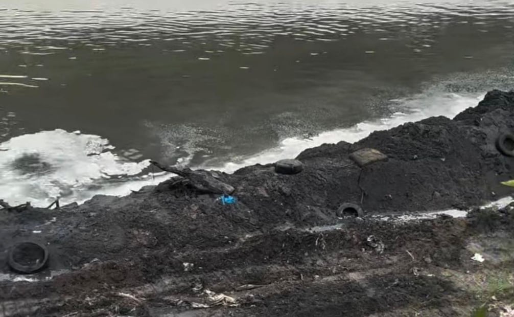 Contaminación del río Tula (05/03/2026). Foto: Especial