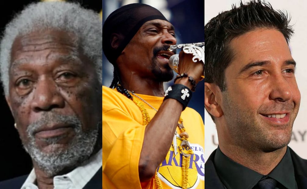 Morgan Freeman, Snoop Dogg y David Schwimmer han participado en campañas publicitarias para empresas israelíes que han sido objeto de críticas y llamados al boicot. Fotos: Netflix/AP/Instagram
