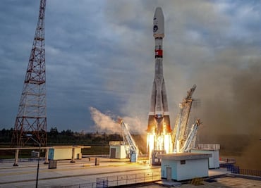 Rusia lanza la nave Soyuz MS-24 con 3 tripulantes a bordo rumbo a la Estación Espacial Internacional