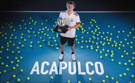 Siempre busqué ganar en Acapulco: Zverev tras el título en el Abierto Mexicano