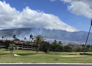 Hawái suspenden orden de evacuación cerca del sitio del incendio forestal de Lahaina