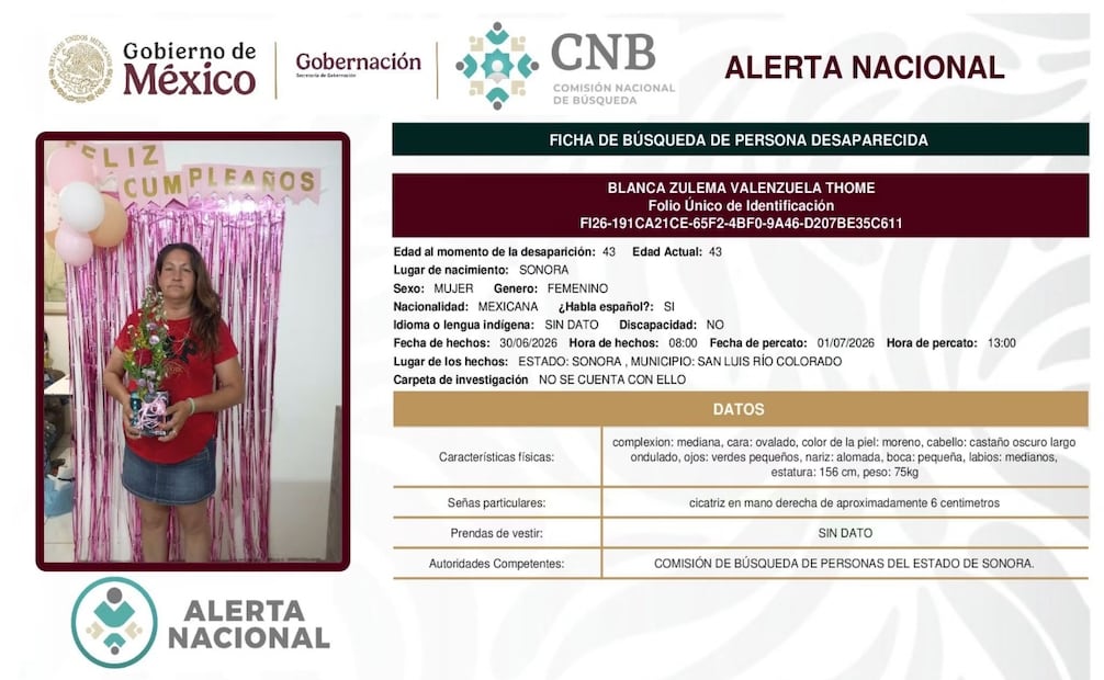 Exlíder de colectivo de búsqueda, va a prisión por feminicidio; Fiscalía de Sonora acusa que fingió su desaparición para evadir la justicia. Foto: Especial