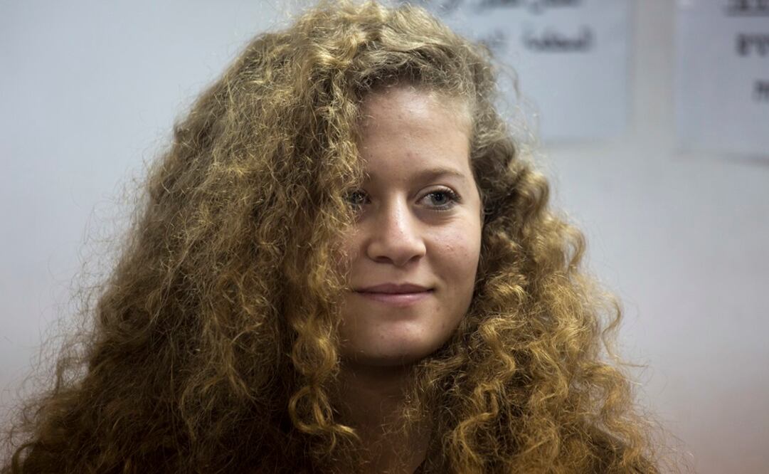 La joven de 17 años, en prisión preventiva, compareció esta tarde ante la Corte militar, ubicada en la prisión israelí de Ófer (Foto: AP)