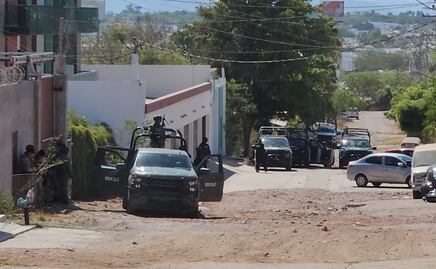 Tras ataque a policías federales, elementos de la SSPC mantienen cerco de seguridad en varias viviendas de Culiacán, Sinaloa