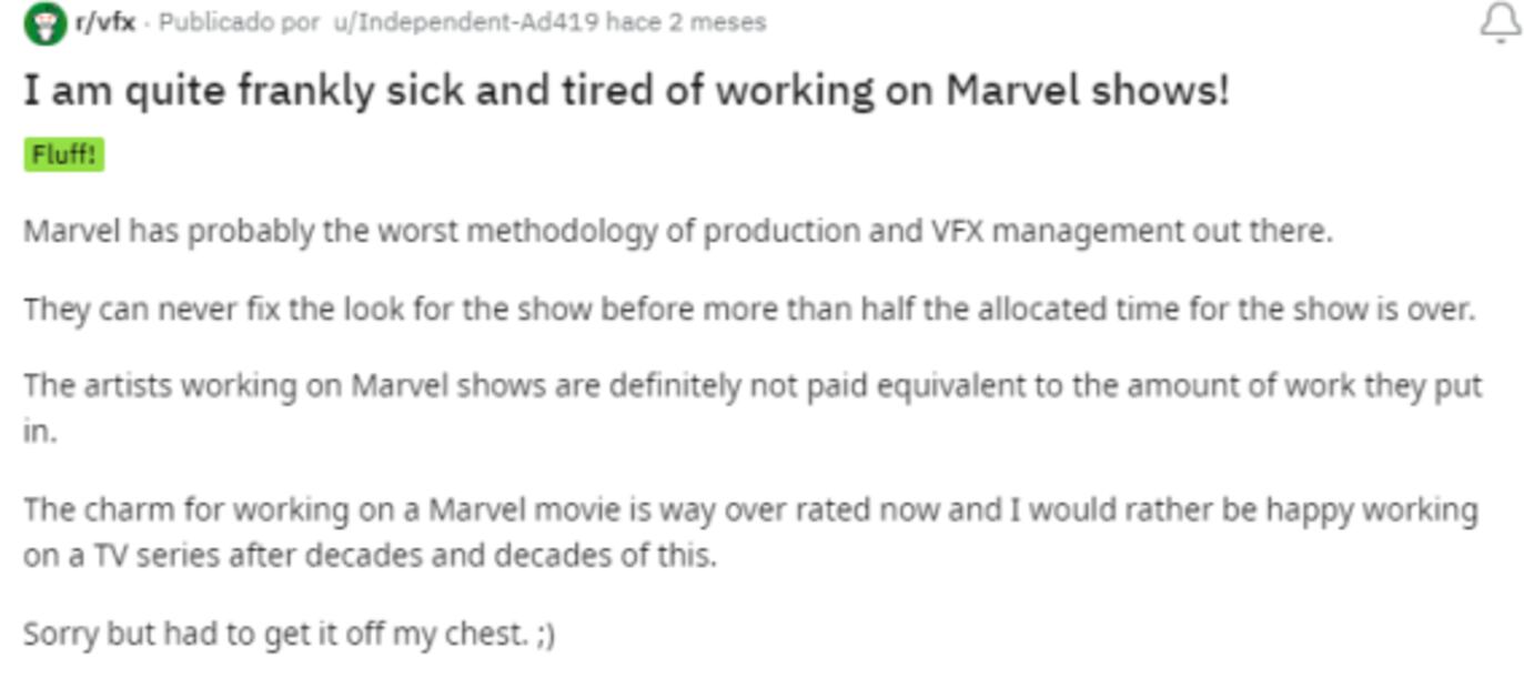 Marvel Studios: Empleados denuncian pésimas condiciones laborales 