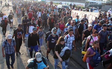 Cifra de arribo de migrantes en frontera entre México y EU se dispara a 221 mil en marzo