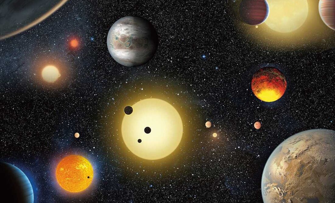 Ilustración de nuevos planetas encontrados en 2016. Foto: EFE/W. Stenzel