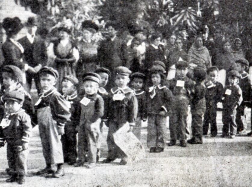 Cuando se daba de comer en diciembre en la Alameda