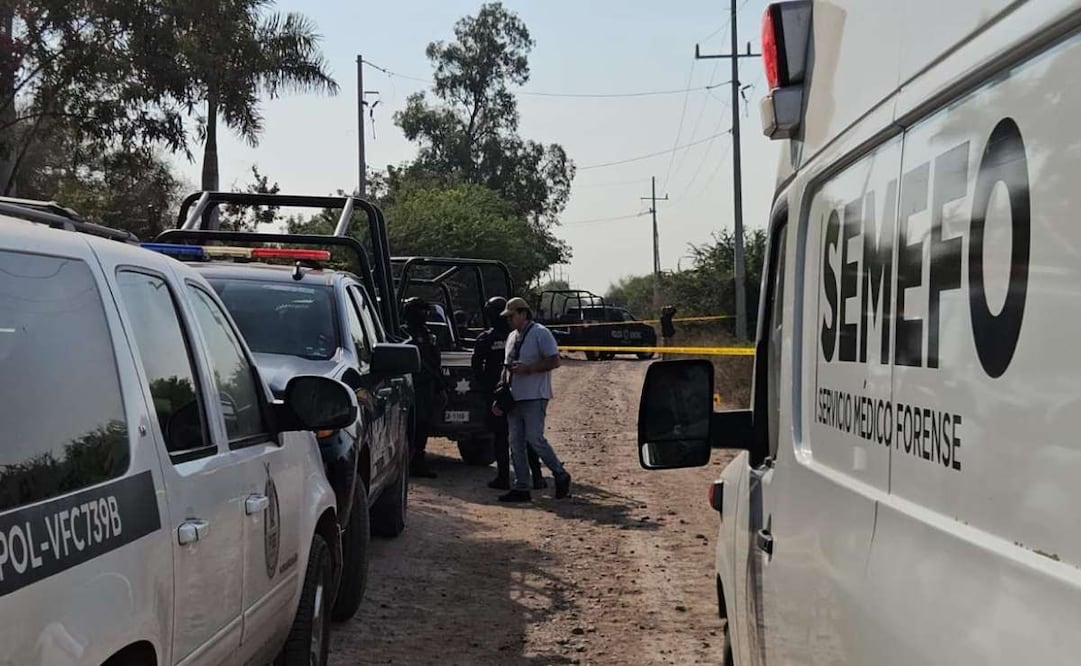 Hallan dos cuerpos en brecha de Navolato (30/12/2025). Foto: Especial