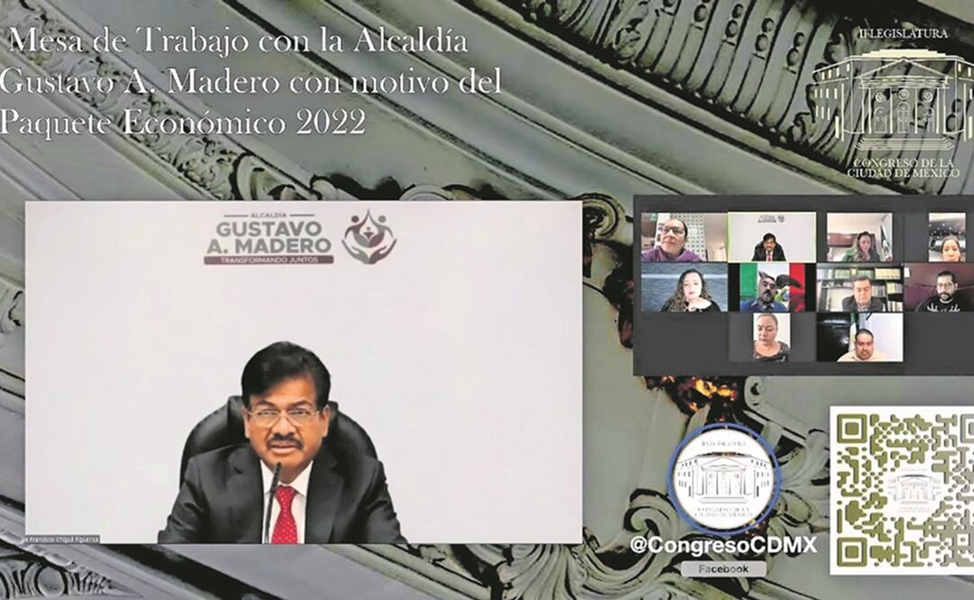 Francisco Chíguil anunció que destinará 30 mdp para atender grietas y taludes en el cerro del Chiquihuite. Foto: Captura de pantalla