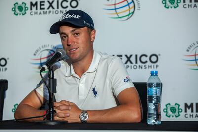 Justin Thomas ya tiene en mente el WGC México Championship