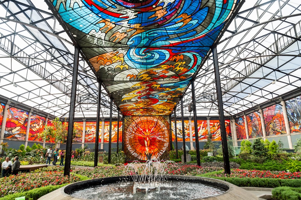 Obra cumbre del artista Leopoldo Flores. (Foto: Alan Carranza/ El Universal)