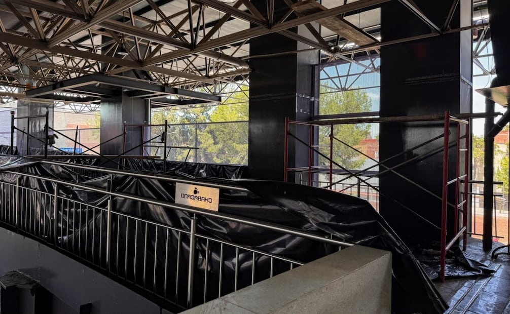 Recorrido por las obras del parque elevado de Tlalpan, a la altura del metro Chabacano. Foto Hugo Salvador El Universal