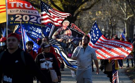 Protestan miles de seguidores de Trump contra resultados electorales