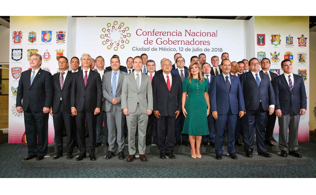 Reunión de la Conago con el virtual presidente electo. (FOTO: Archivo. EL UNIVERSAL)