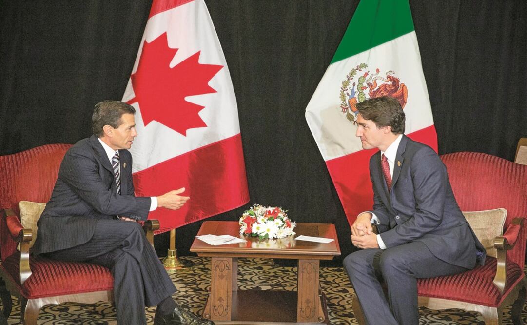 Mexico's President Enrique Peña Nieto and Canadian Prime Minister Justin Trudeau - Photo: File photo/EL UNIVERSAL