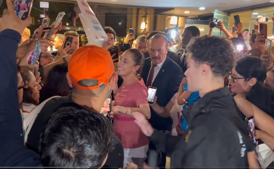 Sheinbaum aterriza en Nueva York para acudir a la final del Mundial. Foto: Especial