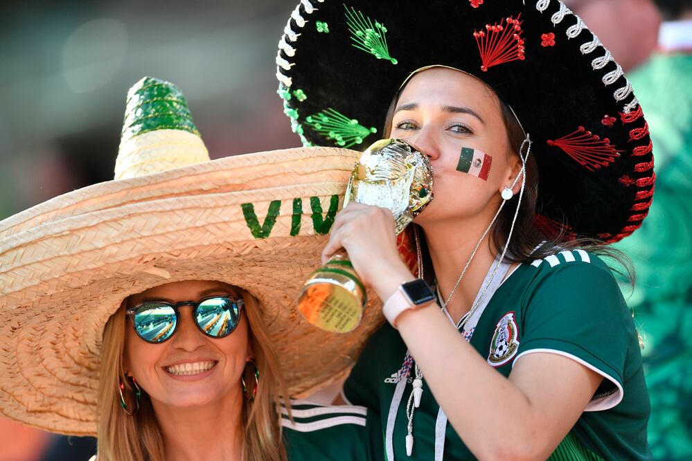 La afición mexicana asistió puntual a la cita en Ekaterinburg Arena para ver a la Selección en su duelo ante Suecia en el Mundial de Rusia 2018 