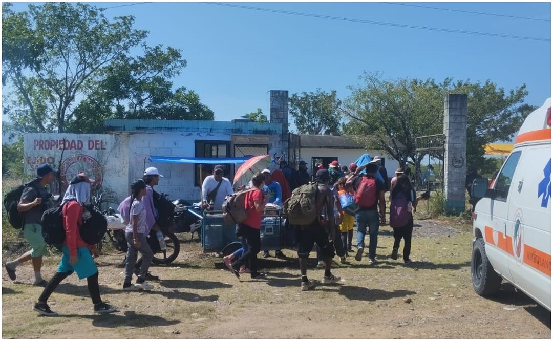 Este 12 de noviembre se informó que al menos dos caravanas migrantes se alistan para ingresar a Oaxaca. Foto: Especial