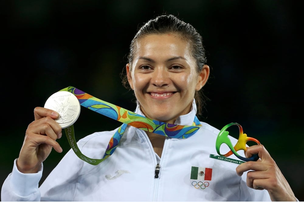 La taekwondoín María del Rosario Espinoza se convirtió en una leyenda femenil del deporte olímpico mexicano al ser la primera triple medallista olímpica. Foto Reuters