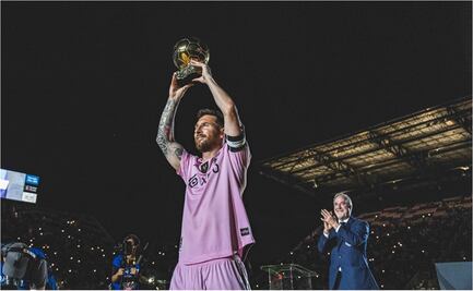 VIDEO: Lionel Messi comparte con fanáticos del Inter Miami su Balón de Oro