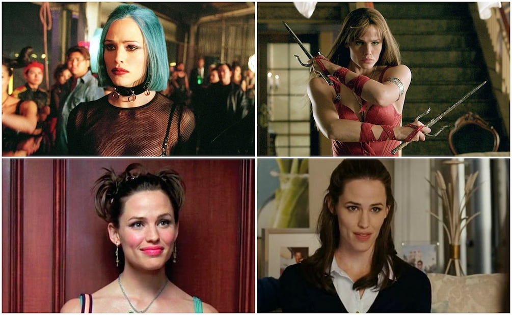 Los mejores personajes de Jennifer Garner:
-Sydney Bristow: Fue una agente de la CIA en la serie que le dio fama, "Alias" (2001)
-Elektra Natchios: Entró al universo de Marvel en la película "Dared evil" (2003) .
-Jenna Rink: Fue una chica en cuerpo de una adulta en "Si yo tuviera 30" (2004).
-Vanessa Loring: Una madre adoptiva en "Juno" (2007), filme independiente.