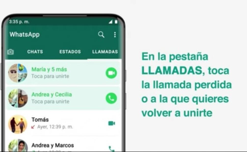 Así puedes entrar a llamadas grupales de WhatsApp cuando quieras