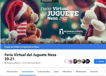 Por Covid-19, realizan primera Feria Virtual del Juguete en Neza