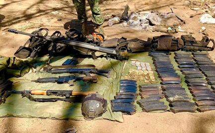 Aseguran explosivos y una camioneta blindada en dos municipios de Sinaloa; detienen a dos con armas y droga