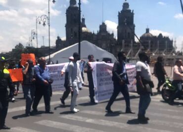 Semovi: grupos minoritarios de transportistas fueron los que encabezaron protestas de este miércoles en el Zócalo