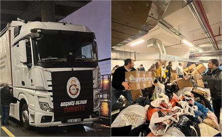 Galería: Galatasaray, el equipo turco que manda toneladas de ayuda a los afectados por los terremotos
