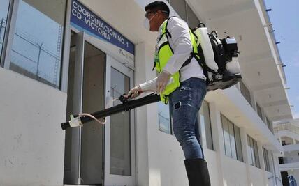 Tamaulipas pone en marcha programa de satinización de espacios públicos ontra Covid-19