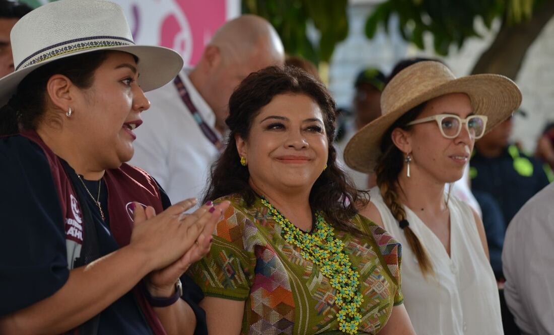 Clara Brugada anuncia programa de “acupuntura urbana” para reparar grietas en Tláhuac (15/05/2025). Foto: Especial