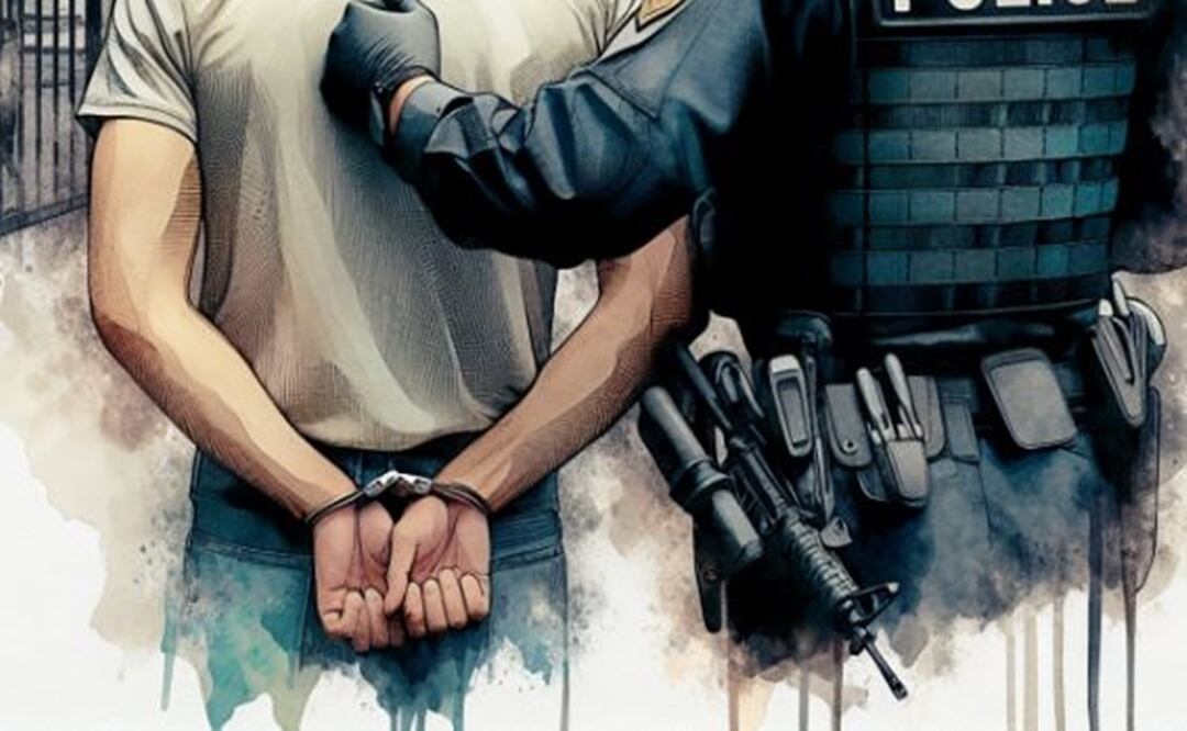 Hombre detenido. Foto: Ilustrativa