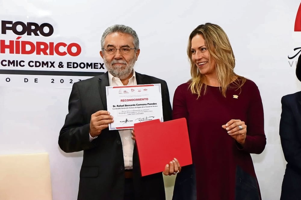 Rafael Bernardo Carmona participó en el Foro Hídrico. Foto: Especial
