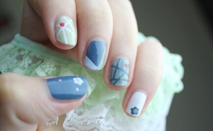 Apúntate a la tendencia de la manicura con flores