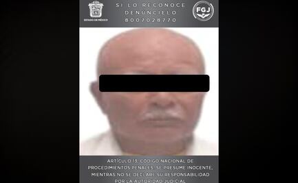 Detienen a hombre de 76 años acusado por el homicidio de una mujer en Neza