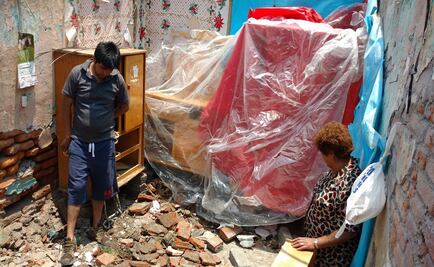 Colapsa techo en vivienda de Coyoacán; hay 4 lesionados 
