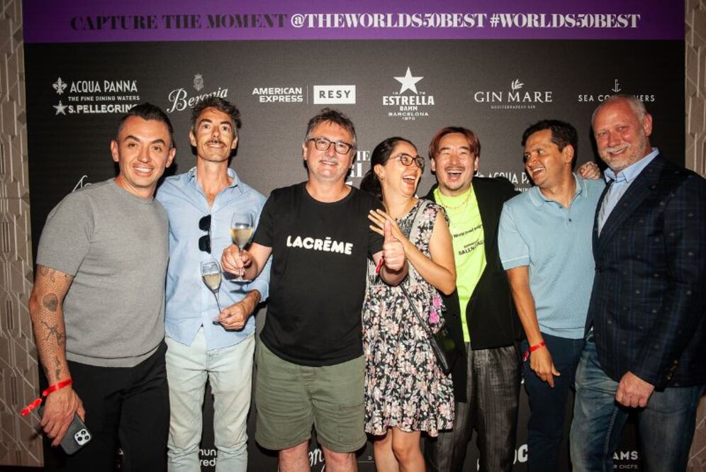 Durante la ceremonia del año pasado.