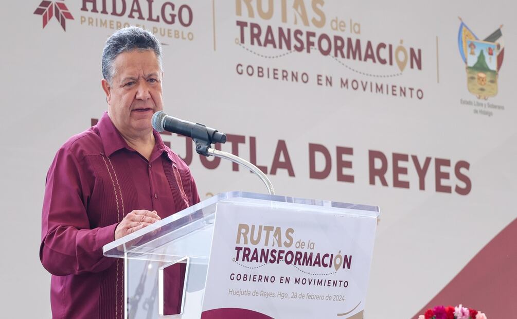 Gobernador Rutas de la Transformación Huejutla. Foto: Especial