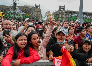 "Fue el mejor concierto de Grupo Firme", dicen asistentes al concierto en el Zócalo