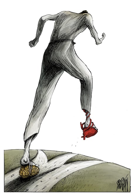 Las difíciles decisiones de la vida. Cartón: BOLIGÁN