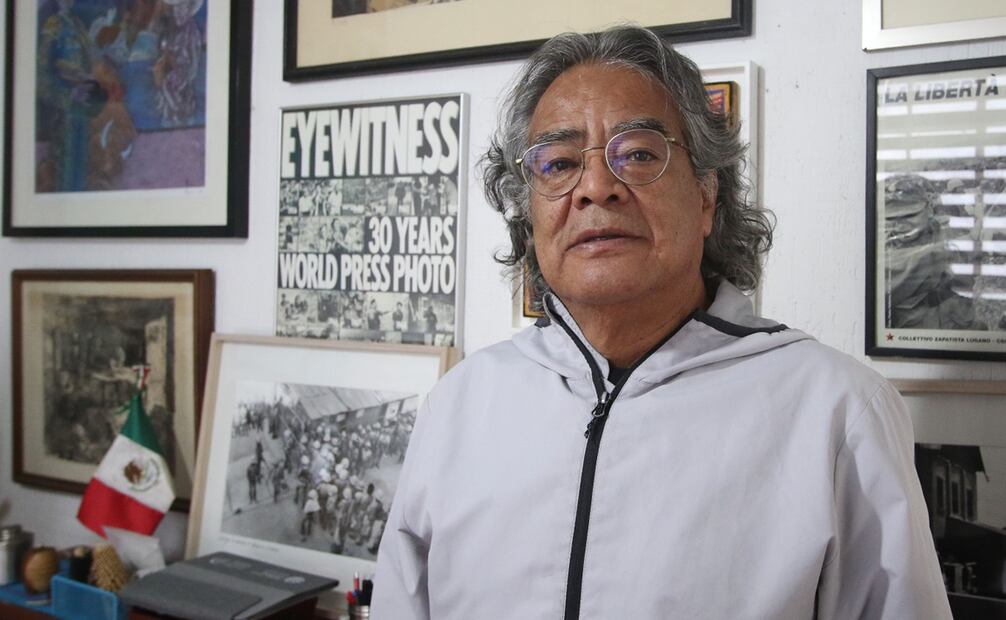 El fundador de la agencia Cuartoscuro y Premio Nacional de Periodismo aconseja a los jóvenes a ser rebeldes, apasionados, autocríticos y no militar en partidos políticos. “Se trata de tu idea, que la va moldeando poco a poco la vida y los golpes del oficio”, agrega. Foto: Carlos Mejía/EL UNIVERSAL