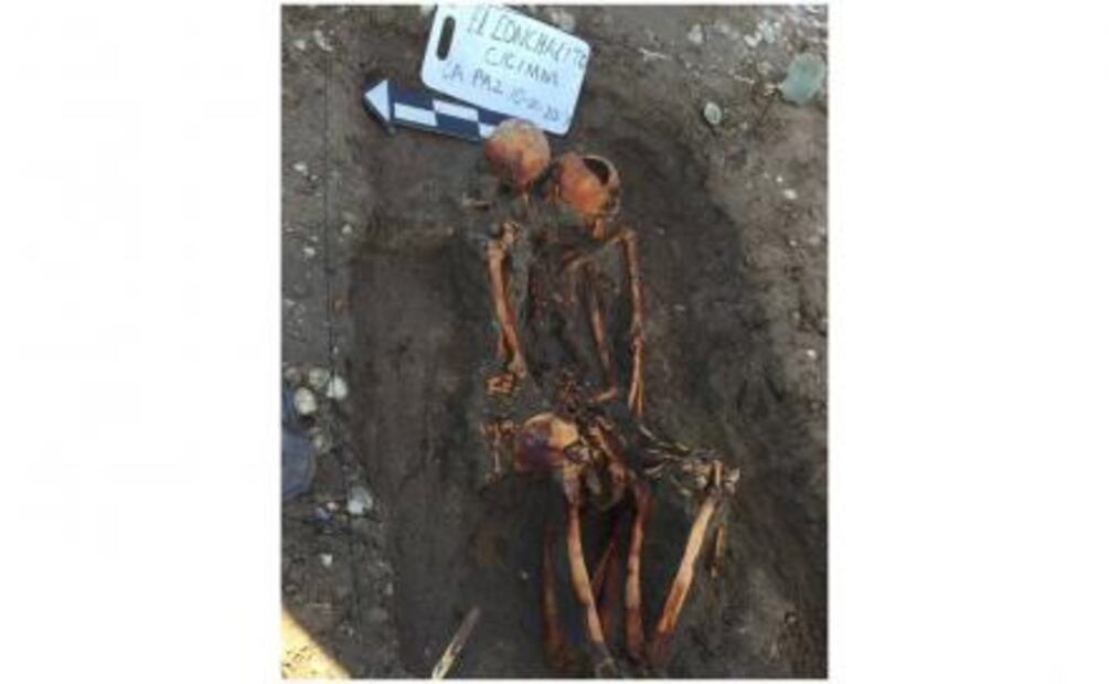 Descubren restos prehispánicos en una playa de La Paz