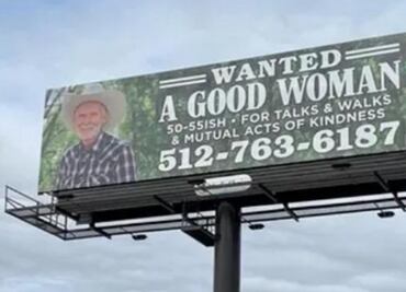 Hombre de 66 años coloca espectacular en busca del 'amor de su vida'; ya tiene 5 citas